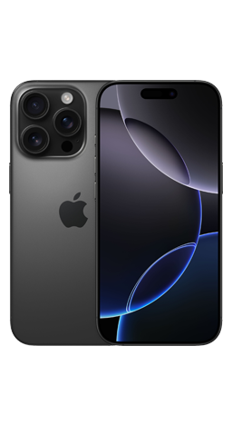 APPLE iPhone 16 Pro – black titanium – 128 GB